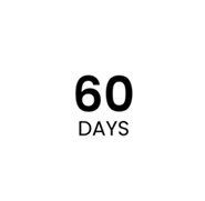 60 day money back guarantee