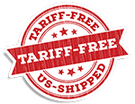 Tariff-free US shipping badge